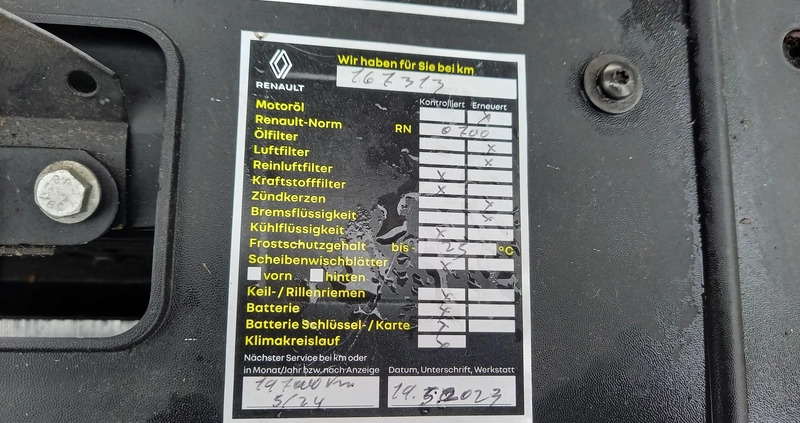 Renault Scenic cena 21900 przebieg: 152919, rok produkcji 2009 z Kraków małe 781